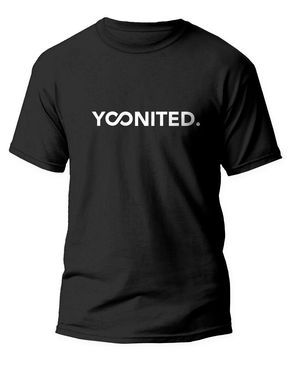 T-Shirt Noir Yoonited Blanc